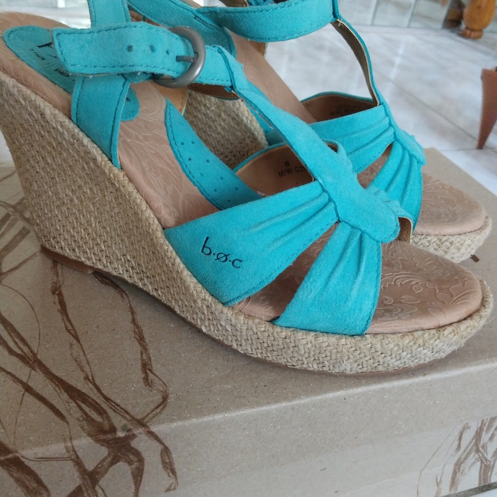 Women's Suede Wedges. Brand New.